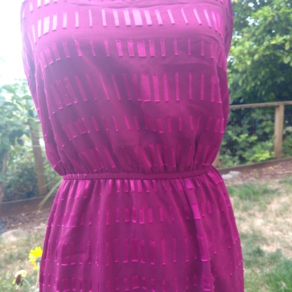 Ann Taylor Rasberry Colored Sundress - Picture 8 of 8